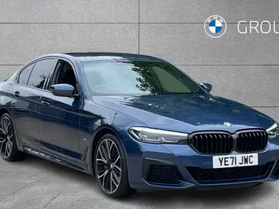 Used BMW 530 M Sport 286 HP (210 kW) 2021 Blue Sedan