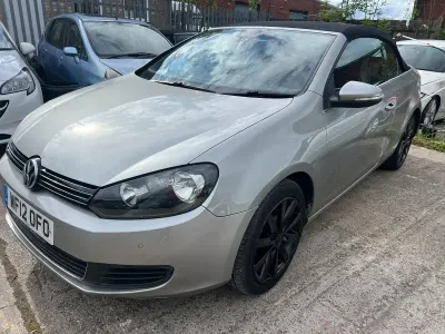 Used VW Golf Cabriolet S 2012 Silver Cabriolet