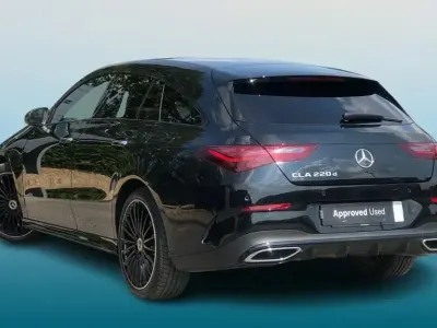 Used Mercedes CLA220 AMG Line Premium Plus 2025 Black Estate