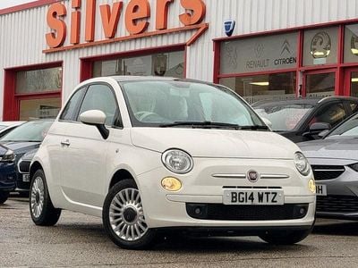 Used Fiat 500 Lounge 69 HP (50 kW) 2014 White Hatchback