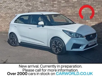 Used MG MG3 Exclusive 106 HP (77 kW) 2022 White Hatchback