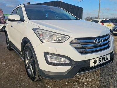 White Used 2015 Hyundai Santa Fe Premium SE SUV | £9,999 (Good price)