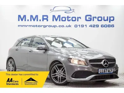Used Mercedes A180 AMG line 109 HP (80 kW) 2017 Grey Hatchback