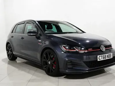 Used VW Golf VII GTI 245 HP (180 kW) 2019 Blue Hatchback