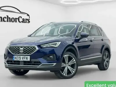 Usado Seat Tarraco 4Drive 190 CV (139 kW) 2019 Azul SUV