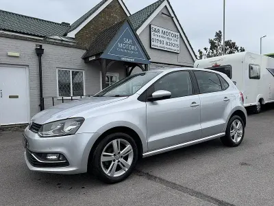 Used VW Polo Match 75 HP (55 kW) 2016 Silver Hatchback