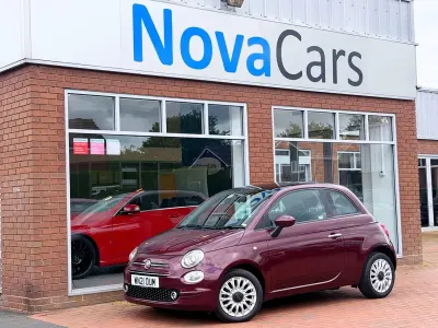 Used Fiat 500 Lounge 70 HP (51 kW) 2021 Red Hatchback