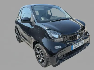 Used Smart ForTwo Coupé Prime 71 HP (52 kW) 2016 Black Coupe
