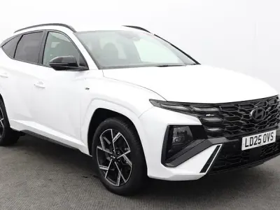 Usado Hyundai Tucson N Line 215 CV (158 kW) 2025 Blanco SUV