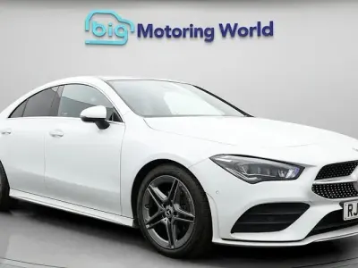 Used Mercedes CLA180 AMG line 136 HP (100 kW) 2022 White Coupe