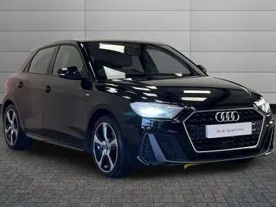 Used Audi A1 Sportback S-Line 108 HP (79 kW) 2023 Mythos black Hatchback