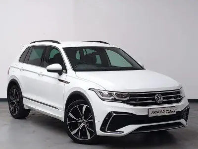 Used VW Tiguan R-line 150 HP (110 kW) 2022 White SUV