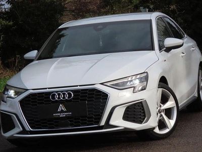 Used Audi A3 S-Line 150 HP (110 kW) 2021 White Sedan