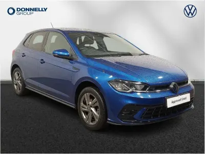 Used VW Polo R-line 108 HP (79 kW) 2022 Blue Hatchback