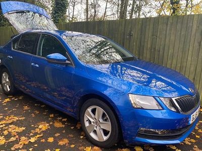 Used Skoda Octavia SE 115 HP (84 kW) 2019 Blue Hatchback