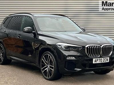 Metallic sapphire black Used 2021 BMW X5 M Sport SUV | £31,438 (Good price)