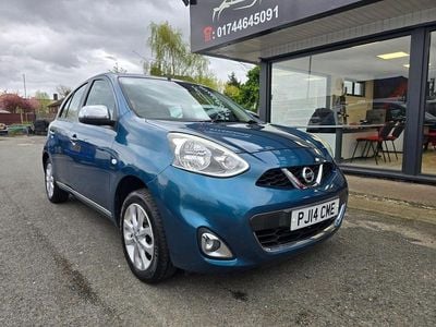 Usado Nissan Micra Acenta 80 HP (58 kW) 2014 Azul Citadino