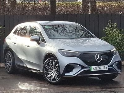 Used Mercedes EQE350 AMG line 214 kW (292 HP) 2024 Metallic paint hightech silver Estate