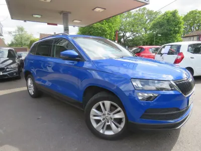 Gebraucht Skoda Karoq SE Technology 115 PS (84 kW) 2018 Blau SUV