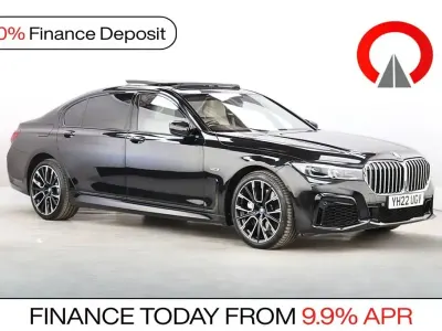 Used BMW 745e M Sport 2022 Black Sedan