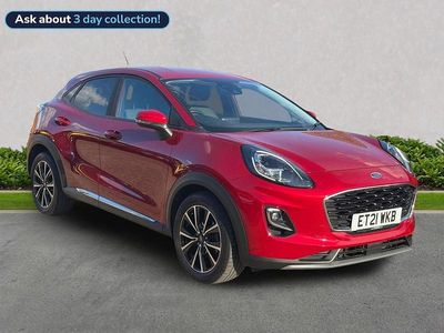 Used Ford Puma Titanium 125 HP (91 kW) 2021 Red SUV