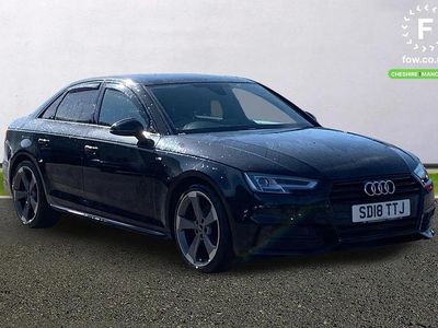 Used Audi A4 Black Edition 150 HP (110 kW) 2018 Black Sedan