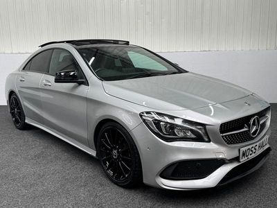 Used Mercedes CLA200 AMG line 156 HP (114 kW) 2018 Silver Sedan