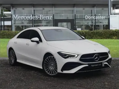 Used Mercedes CLA200 AMG Line Premium 161 HP (118 kW) 2024 White Coupe