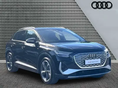 Used Audi Q4 e-tron S-Line 210 kW (286 HP) 2026 Mythos black, metallic SUV