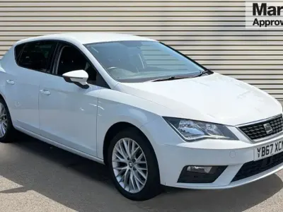 Used Seat Leon SE Dynamic 110 HP (80 kW) 2017 White