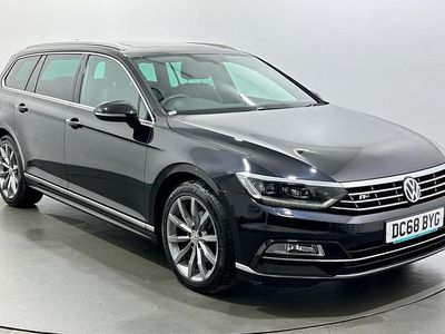 Used VW Passat R-line 150 HP (110 kW) 2018 Black Estate