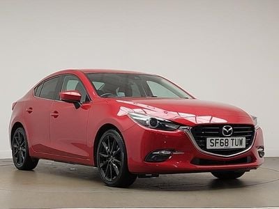 Red Used 2018 Mazda 3 Inclusive Sedan | £11,498 (Fair price)