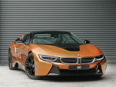 Used BMW i8 Exclusive 374 HP (275 kW) 2019 Orange Cabriolet