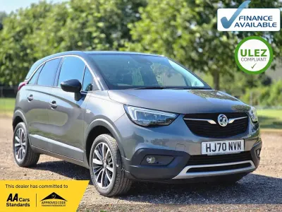 Used Vauxhall Crossland X Elite 130 HP (95 kW) 2020 Grey SUV