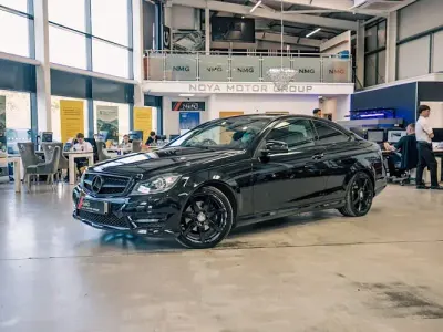 Used Mercedes C250 Sport Edition 204 HP (150 kW) 2015 Black Coupe