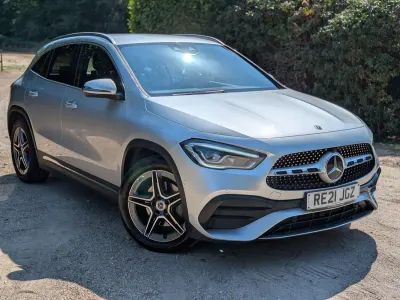 Used Mercedes GLA200 AMG Line Premium 150 HP (110 kW) 2021 Silver SUV