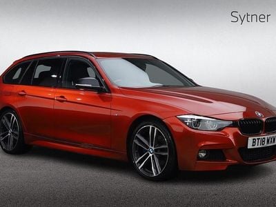 Orange Used 2018 BMW 320 M Sport Estate | £17,500 (Fair price)