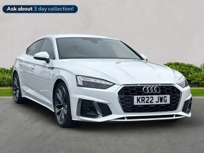 Used Audi A5 S-Line 163 HP (119 kW) 2022 White Coupe