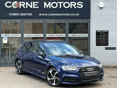 Used Audi S3 Sportback Black Edition 300 HP (220 kW) 2019 Blue Hatchback