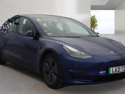 Used Tesla Model 3 Long Range AWD 366 kW (498 HP) 2021 Blue Sedan