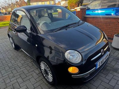 Black Used 2011 Fiat 500 Lounge Hatchback | £3,695 (Fair price)