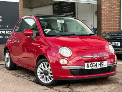 Used Fiat 500 Lounge 69 HP (50 kW) 2014 Red Hatchback
