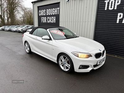 Used BMW 220 M Sport 2016 White Cabriolet