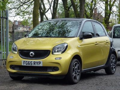 Yellow metallic Used 2015 Smart ForFour Premium Hatchback | £5,995 (Fair price)