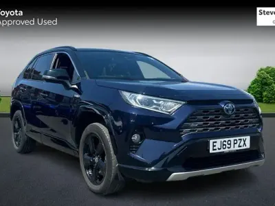 Used Toyota RAV4 Hybrid 218 HP (160 kW) 2019 Blue SUV