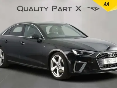 Used Audi A4 S-Line 150 HP (110 kW) 2023 Black Sedan