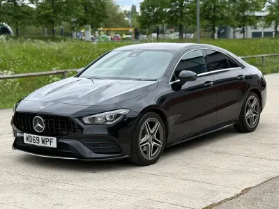 Usado Mercedes CLA180 AMG line 2020 Preto Sedan