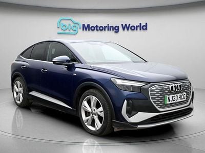Used Audi Q4 Sportback e-tron S-Line 150 kW (204 HP) 2023 Blue SUV
