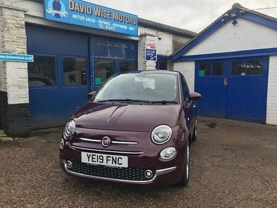 Red Used 2019 Fiat 500 Lounge Hatchback | £6,795 (Fair price)