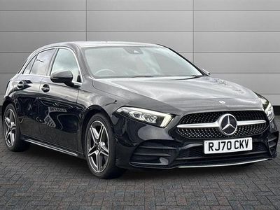 Used Mercedes A180 AMG line 116 HP (85 kW) 2020 Black Hatchback